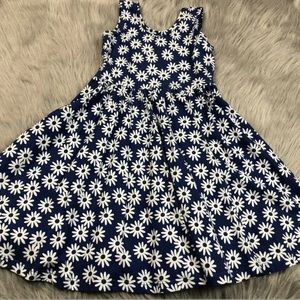Alice And Ames Blue White Daisy Tank Dress Sz 5